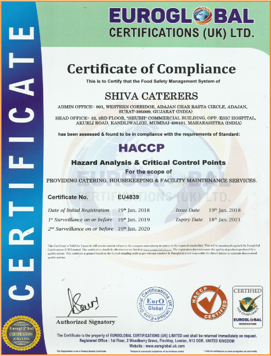  Shiva Cateres - HACCP 